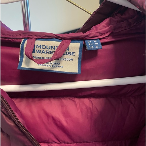 Mountain warehouse purple puffer jacket - Picture 3 of 4